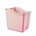 Bathtubs Freestanding Folding Child Folding Bath Bucket Portable Home Folding (Color : Pink  Size : 55cm/21.7inch) - B07H7JH83S